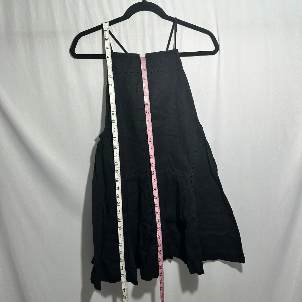 NWT $128 Free People Skipping Stones Tunic Dress Black [ Small ]‎ #110
